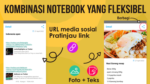 My Notebook (Indonesia) layar 1